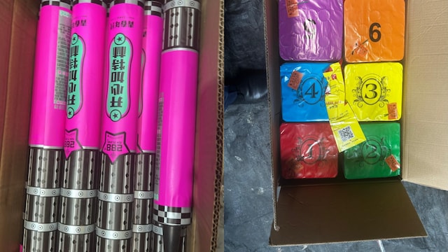 The crackdown led to the interception of seven containers of these crackers at Nhava Sheva Port, Mundra Port, and Kandla SEZ.