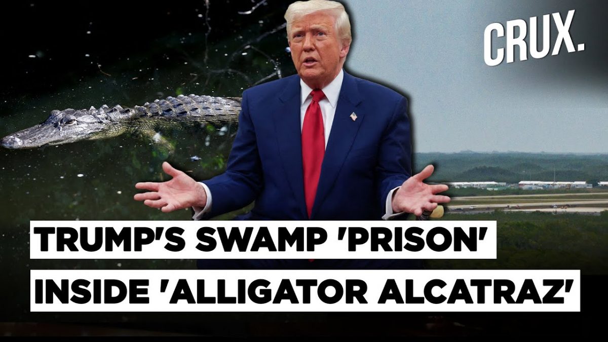 "We'll Teach Them How To Run Away From.." Trump Opens ‘Alligator Alcatraz’ Migrant Detention Center