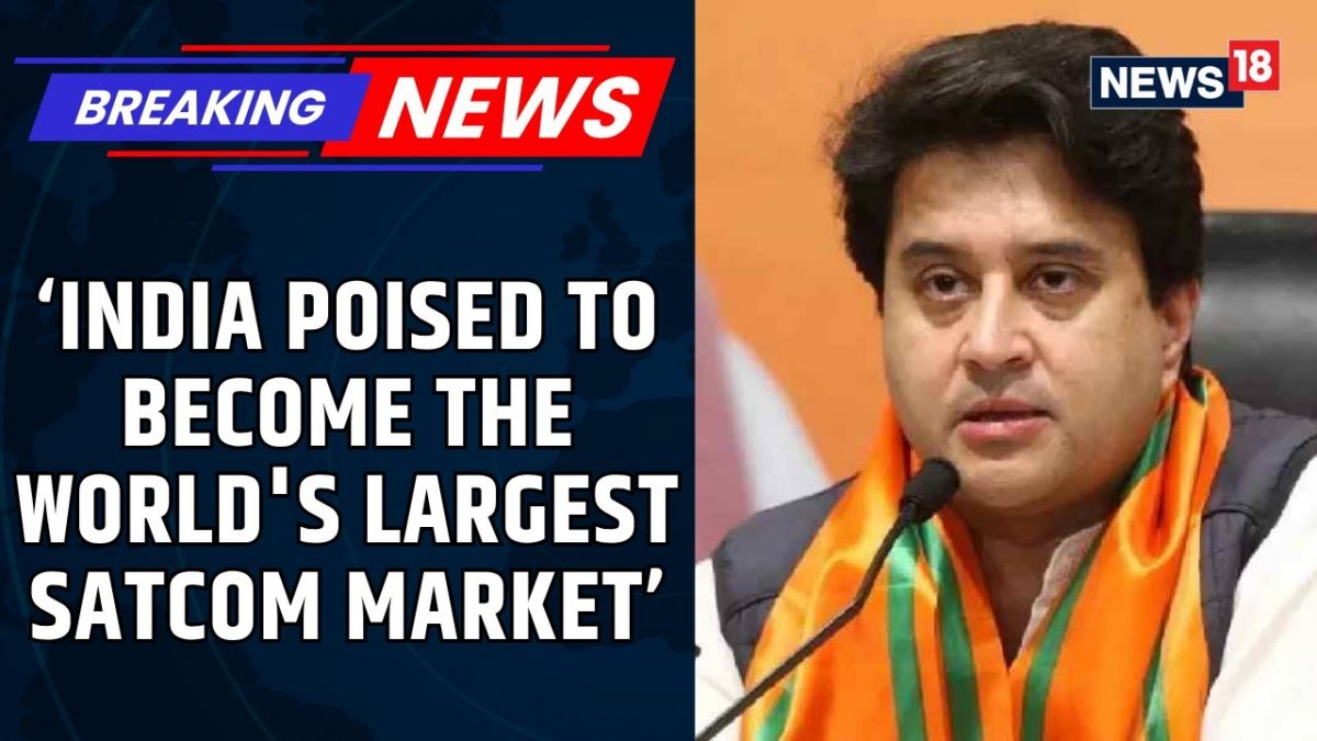 India Poised to Become the World’s Largest SATCOM Market, Says Minister Jyotiraditya Scindia