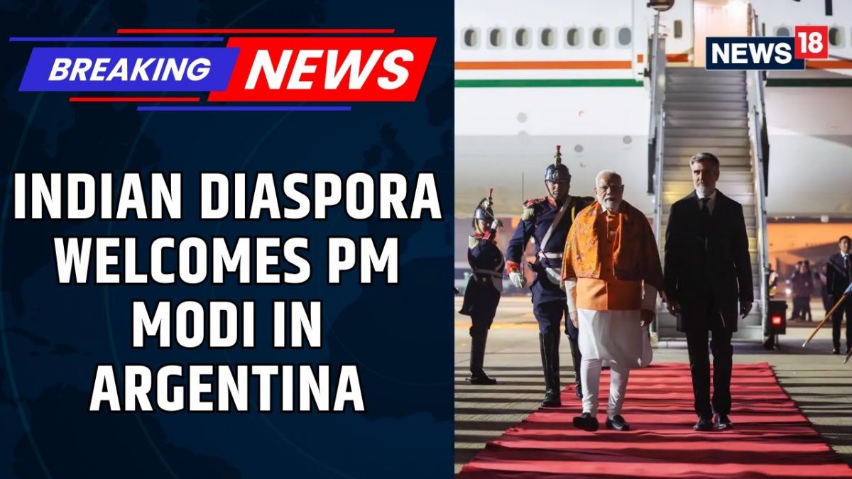 Prime Minister Modi Receives A Warm Welcome From The Indian Diaspora In Argentina | News18