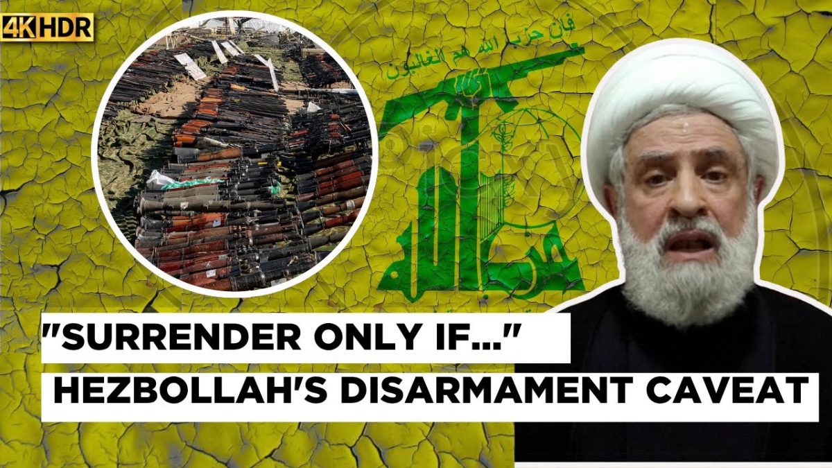"Will Never Accept" Hezbollah Rejects Disarmament, Warns Israel Must Withdraw From Lebanon | 4K