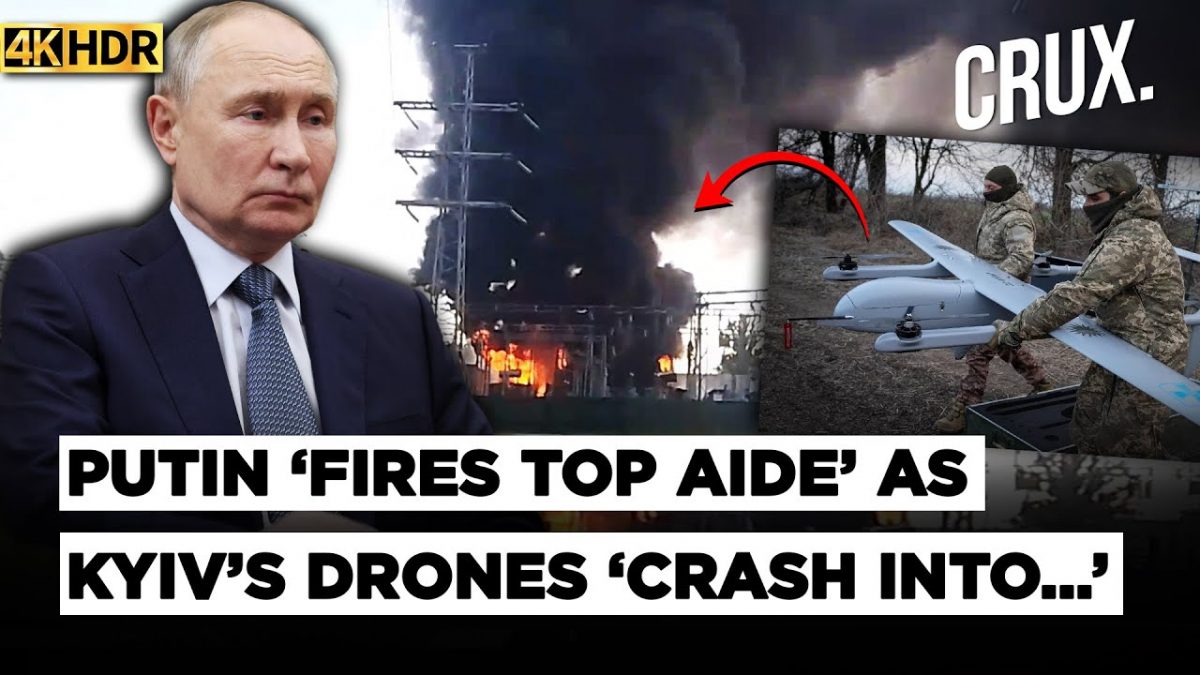 Russia Grounds ‘Over 200’ Flights As Ukraine Fires ‘90 Drones’, ‘Triggers Blast’ At Arms Plant | 4K