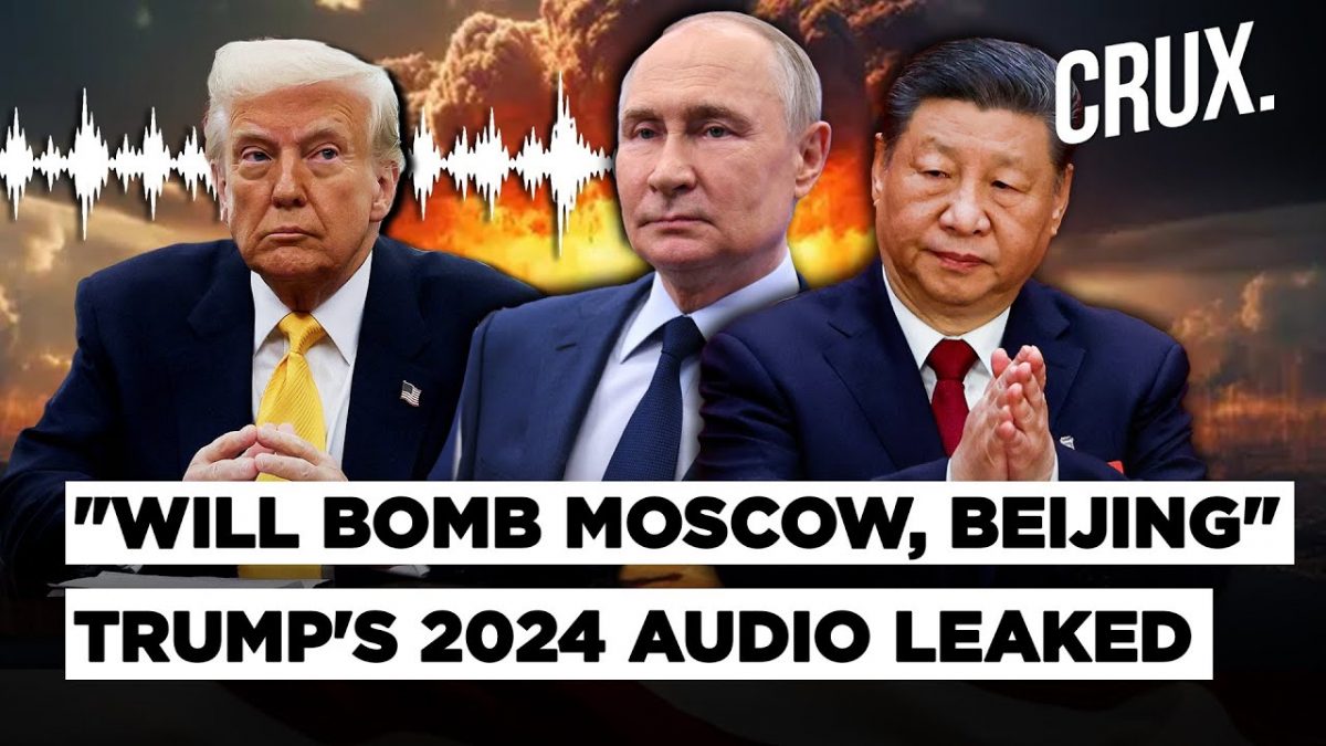 "I'm Gonna Bomb The S**t Out Of Moscow And Beijing" Trump's 2024 Audio To Donors Goes Viral