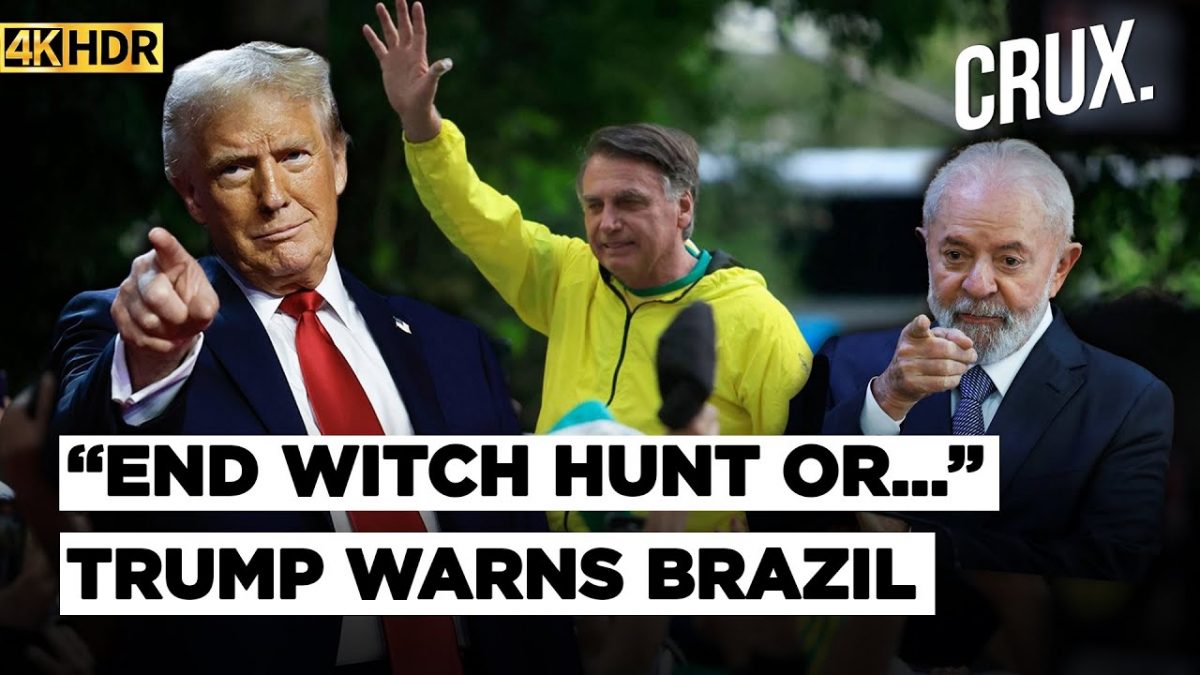 "No Winners…” China Slams Trump's 50% Tariff on Brazil Over Bolsonaro, Lula Vows “Reciprocity" | 4K