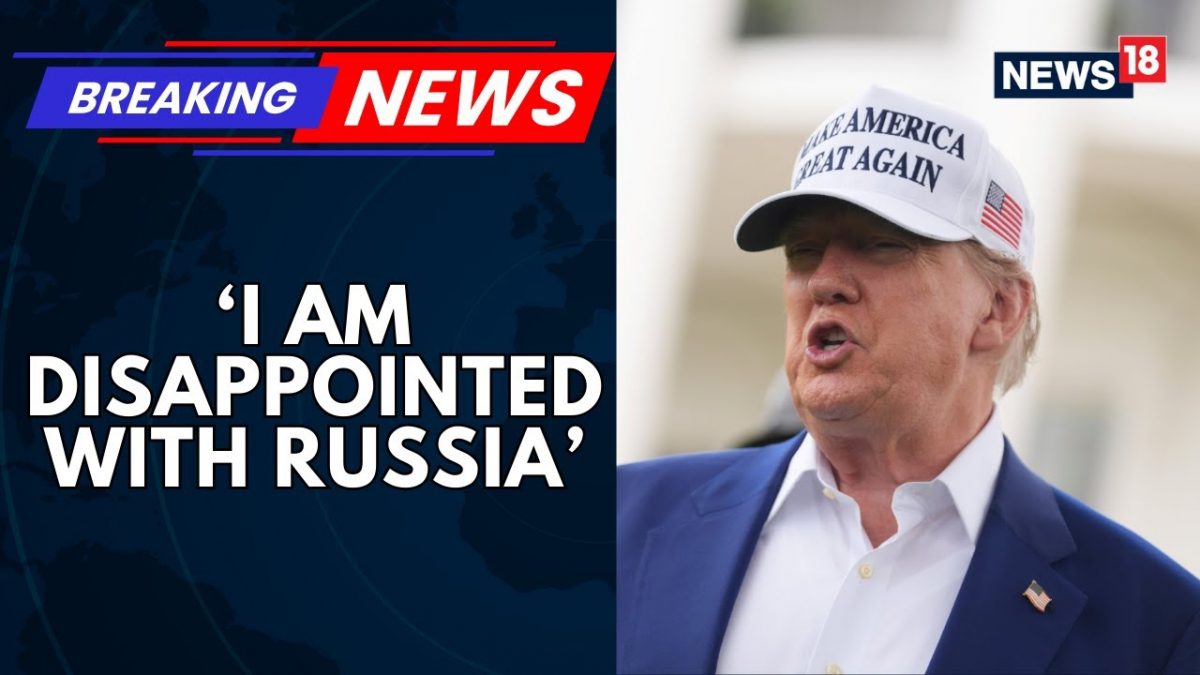 Trump Has Expressed Disappointment With Russian President Vladimir Putin | Russia Ukraine War News