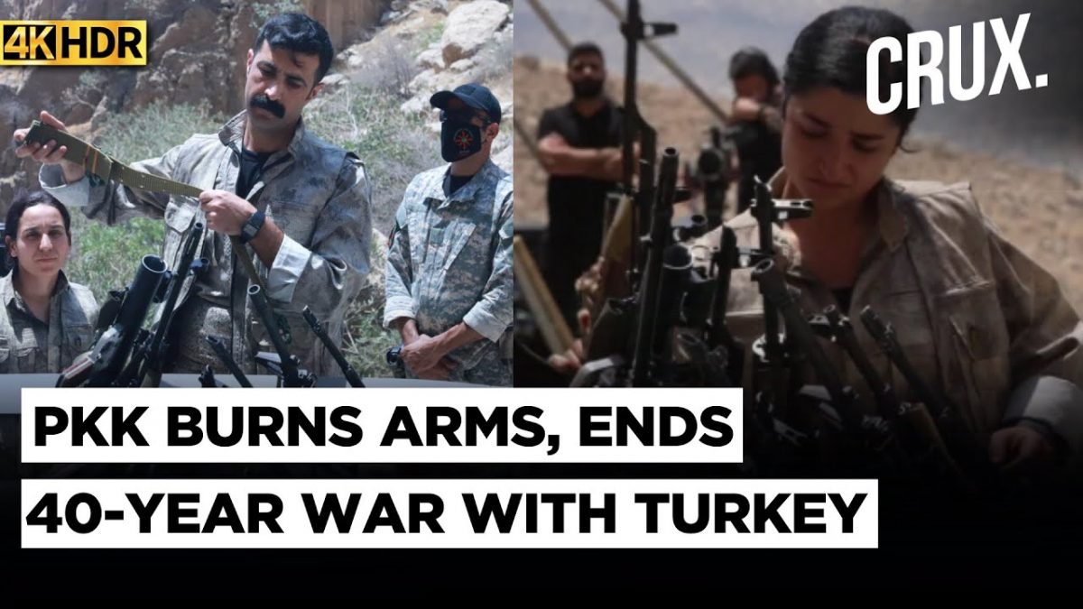 PKK Fighters Burn Weapons in Iraq After Downing Explosive Drones, Turkey Calls Move "Turning Point"