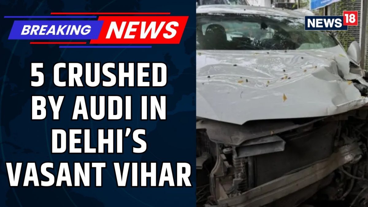 Drunk Audi Driver Runs Over 5 People Sleeping On Footpath In Delhi ...