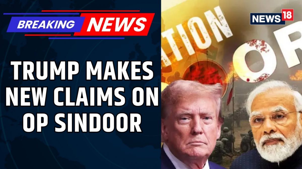 US President Trump Big Claim On Operation Sindoor, “5 Jets Were Shot Down” |Which Side? No One Knows