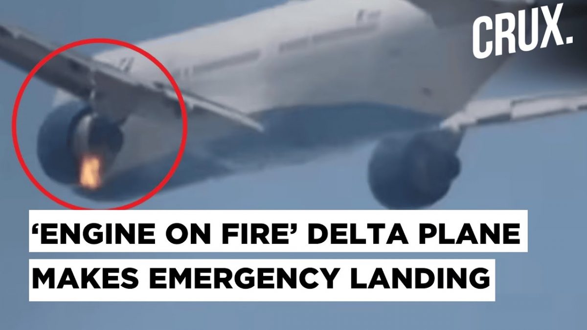 US Delta’s Boeing 767 Makes Emergency Landing In Los Angeles As Engine Catches Fire During Take-Off
