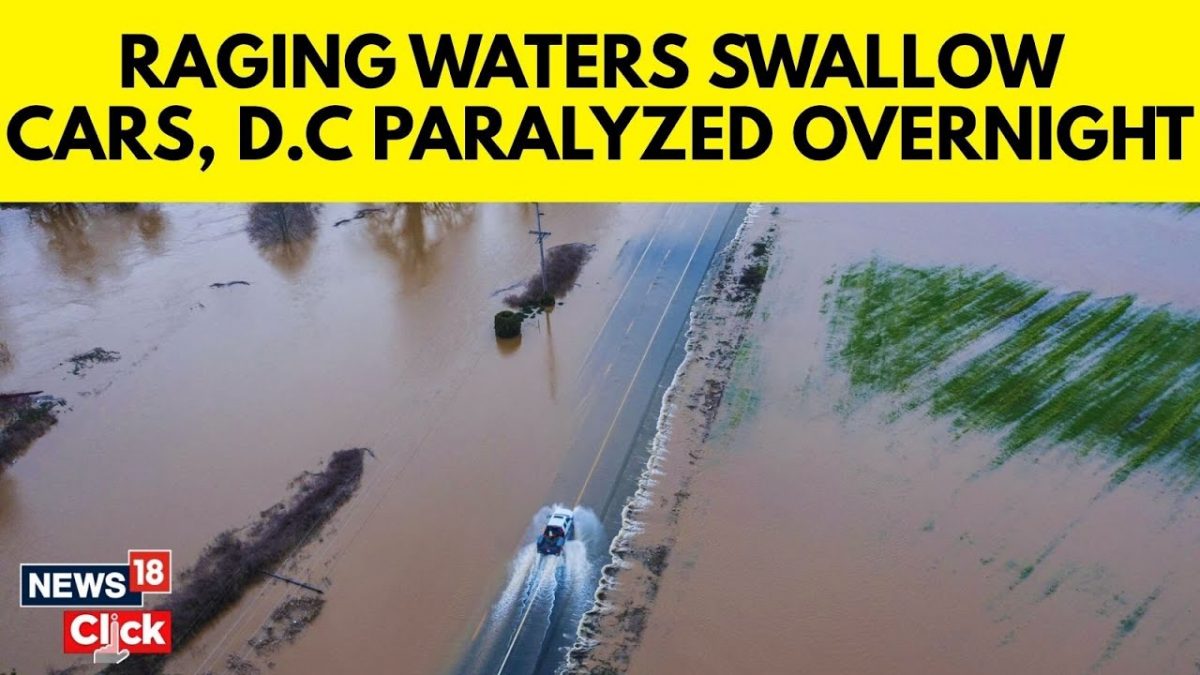 Washington DC Floods: Waters Paralyze D.C., Cars Swallowed Overnight In ...