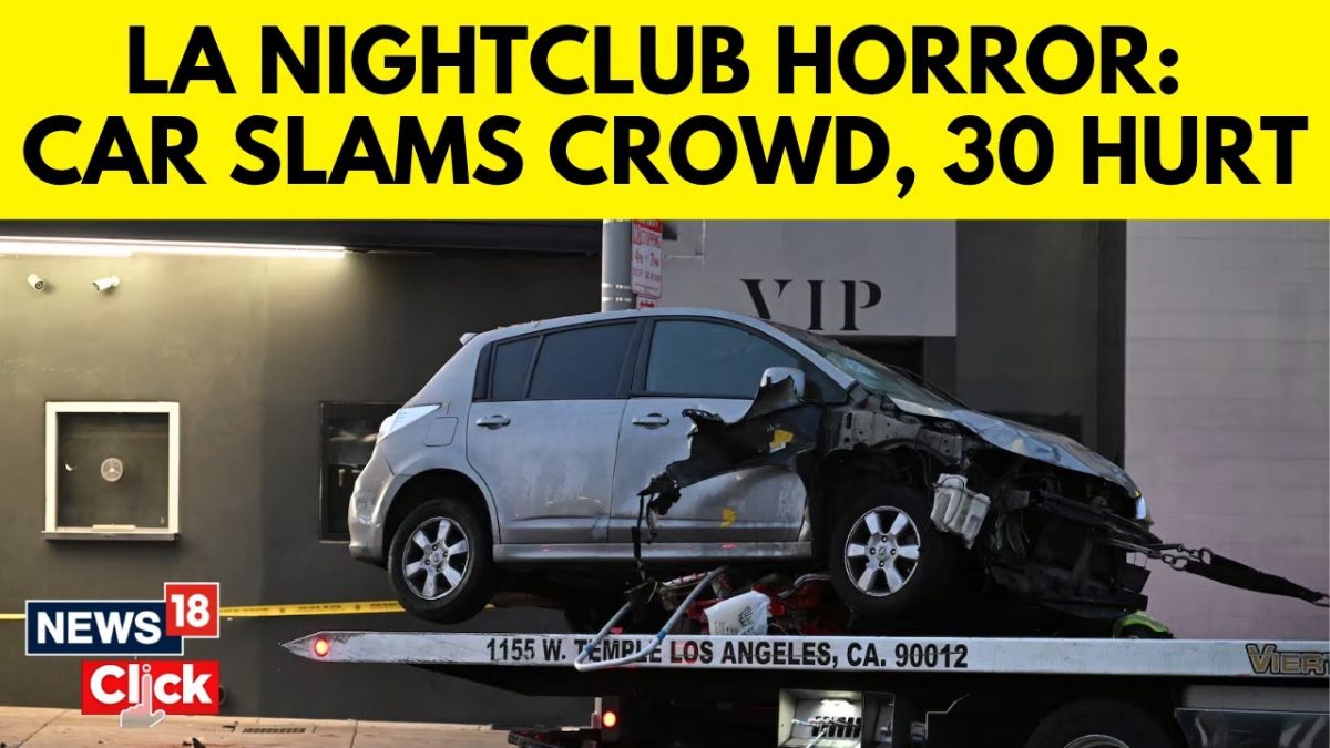 Car Plows into Crowd Outside L.A. Nightclub – 30 Injured, Driver Shot ...