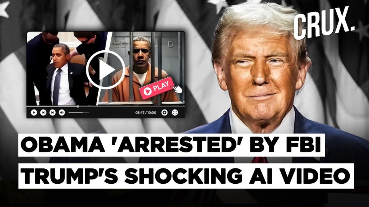 "No One Is Above Law" Trump Posts AI Video Of Obama's 'Arrest' Amid 2016 Election 'Fraud' Claims