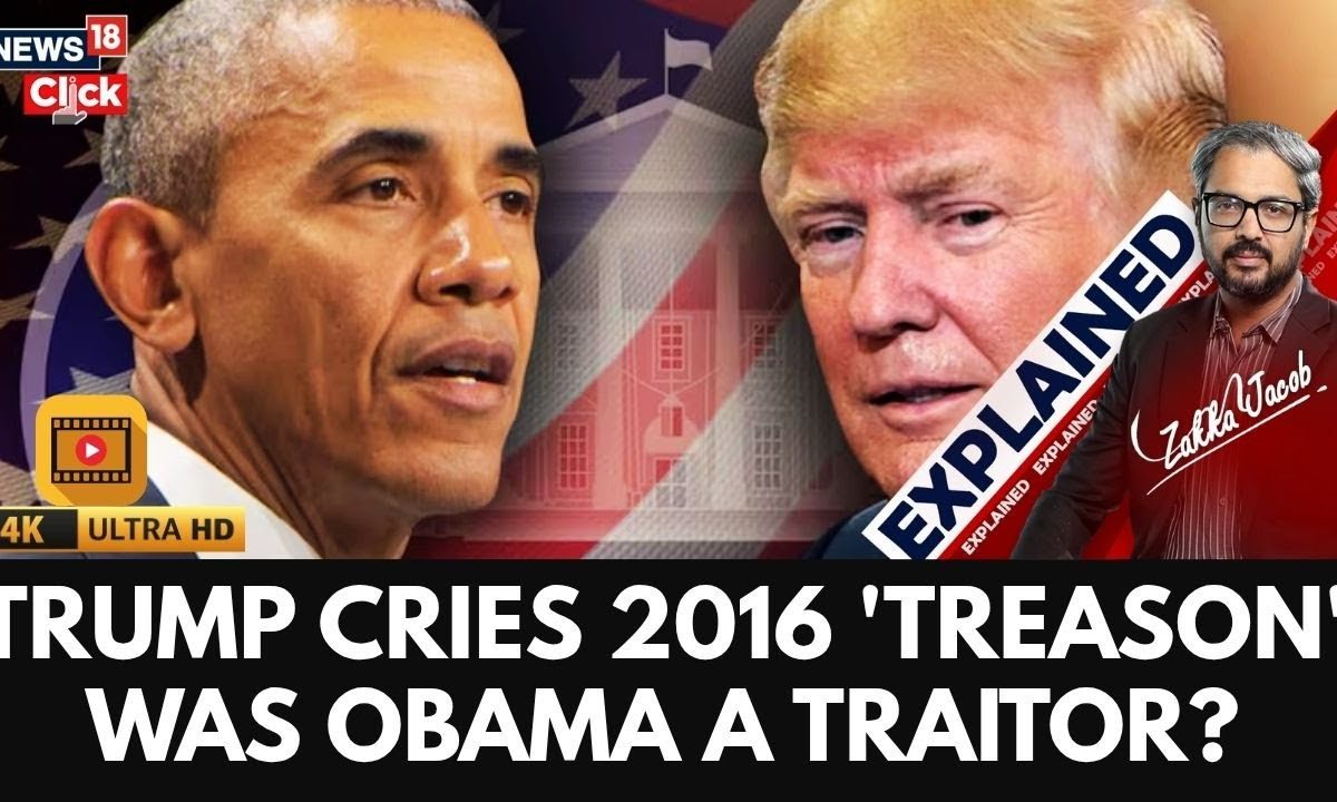 Trump vs Obama | Trump Accuses Obama of 2016 ‘Treason’ Amid Epstein ...