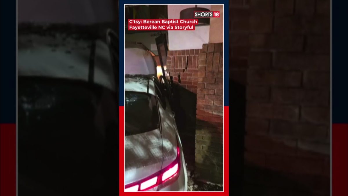 Watch | Stolen Car Crashes Into Church During High-Speed Police Chase ...