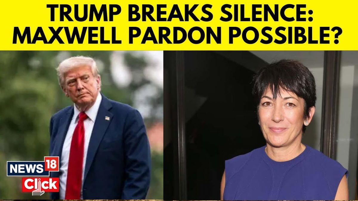 Maxwell Meets with US Official; Trump Comments on Pardon