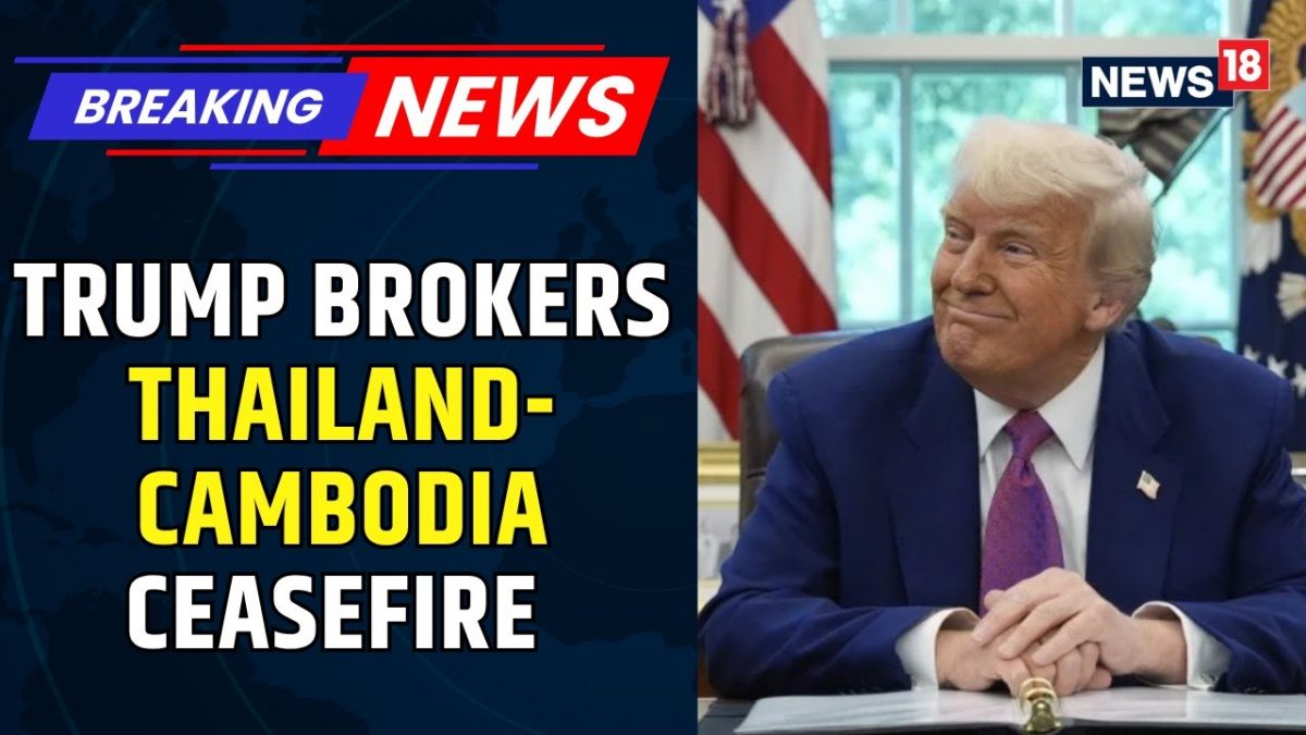 Thailand-Cambodia Ceasefire: Trump Brokers Ceasefire Between The Two Nations Amid Intense Clashes