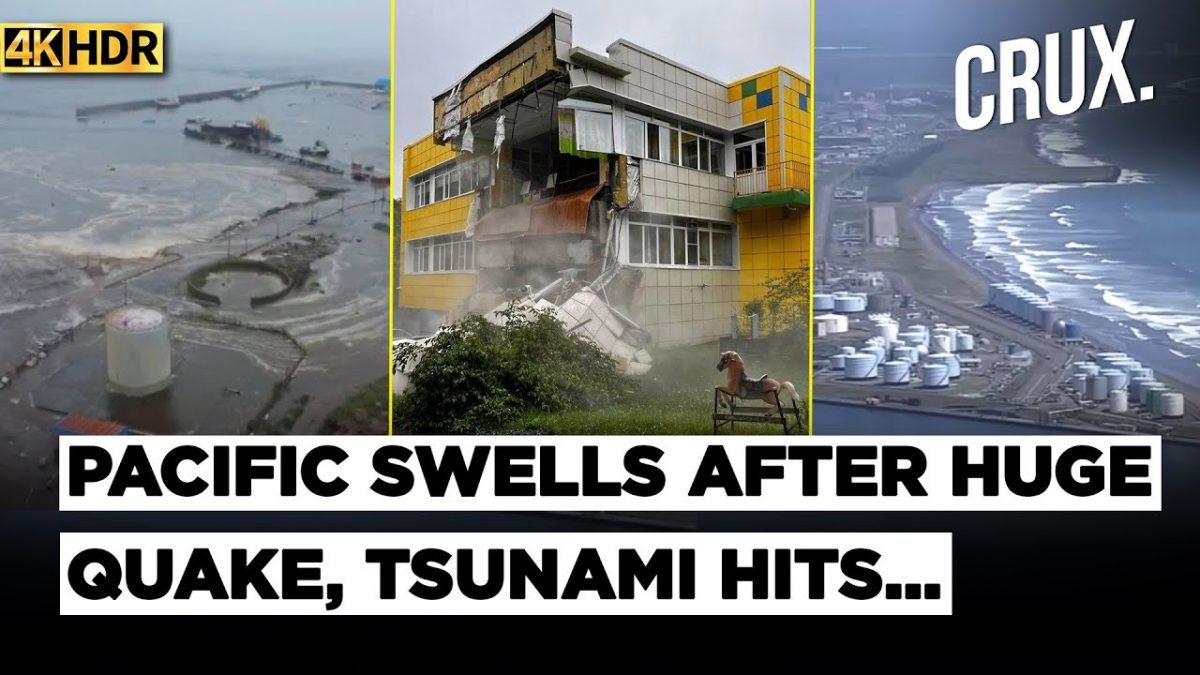 "10-feet Waves…" Japan, Hawaii Hit After Huge Quake Off Russia Triggers Tsunami Across Pacific |4K