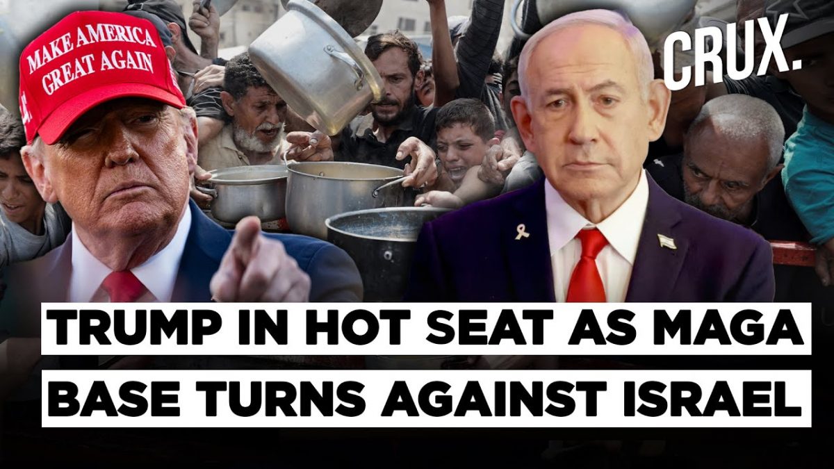 Gaza Hunger Crisis Splits Trump’s 'MAGA' Base as Republican Support for Israel Rapidly Declines