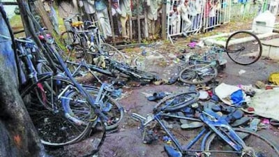 The case stems from a blast on September 29, 2008, when a bomb attached to a motorcycle exploded near a mosque at Bhikku Chowk in Malegaon, killing six people and injuring 95 others. File image