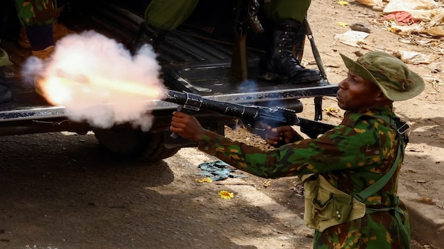 Anti-government protest in Nairobi, Kenya (REUTERS)