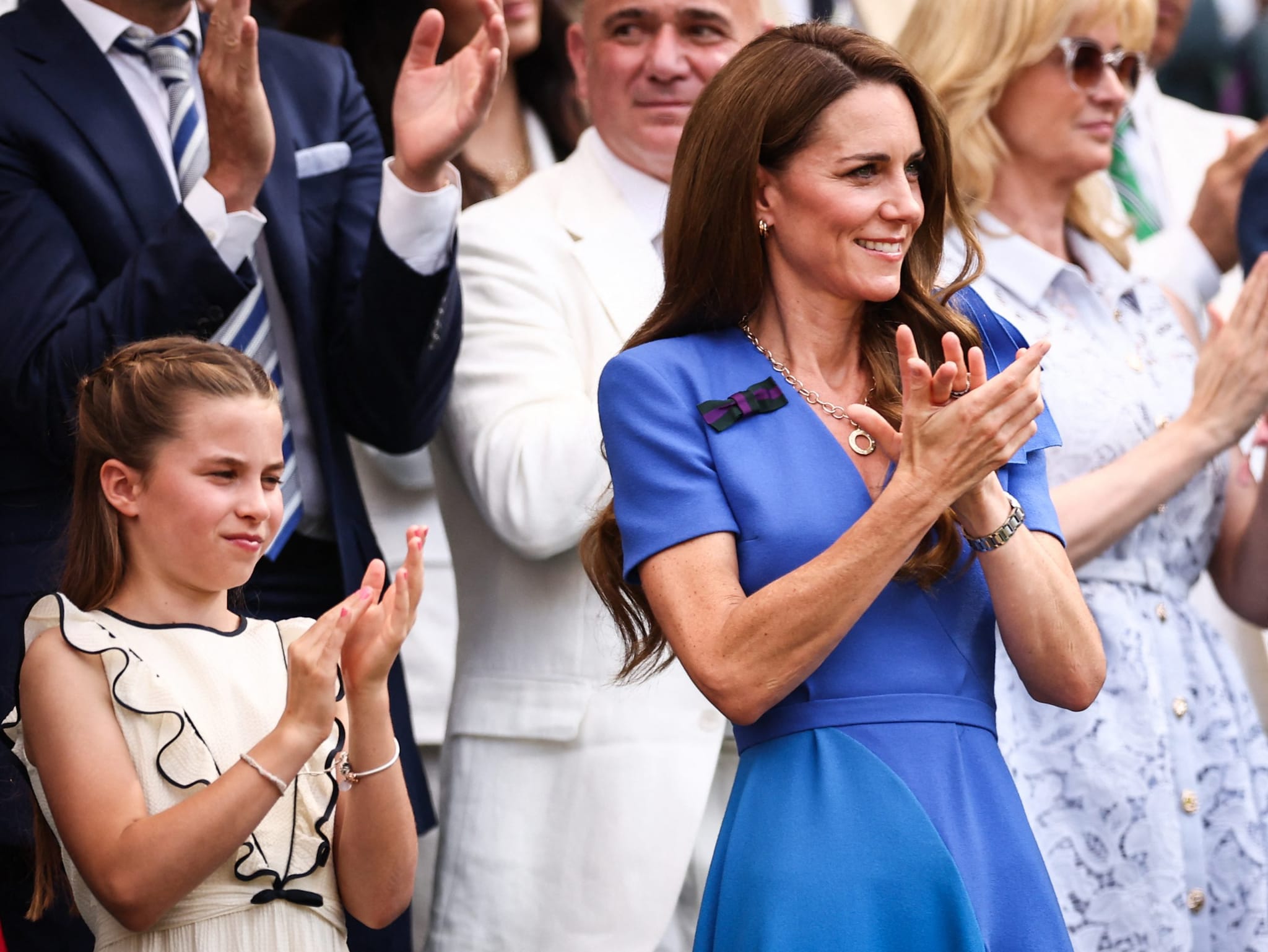 Kate, the Princess of Wales, has been the patron of the All England Club since 2016. (AFP) Kate, the Princess of Wales, has been the patron of the All England Club since 2016. (AFP)