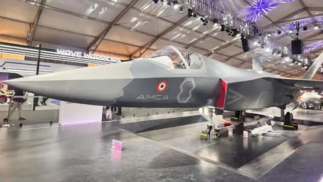 India's fifth-generation stealth fighter, the Advanced Medium Combat Aircraft (AMCA), is expected to fly its first prototype by 2026. (DRDO Image)