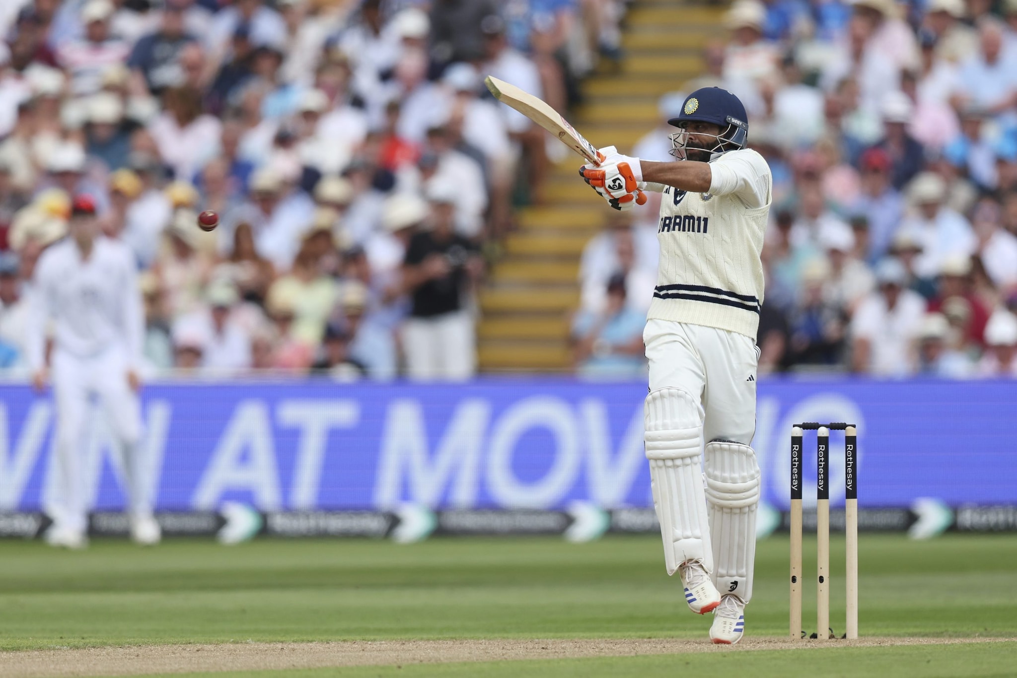 Gill also received excellent support from spin-bowling all-rounder Ravindra Jadeja who put up 89 runs of his own as well (AP) Gill also received excellent support from spin-bowling all-rounder Ravindra Jadeja who put up 89 runs of his own as well (AP)