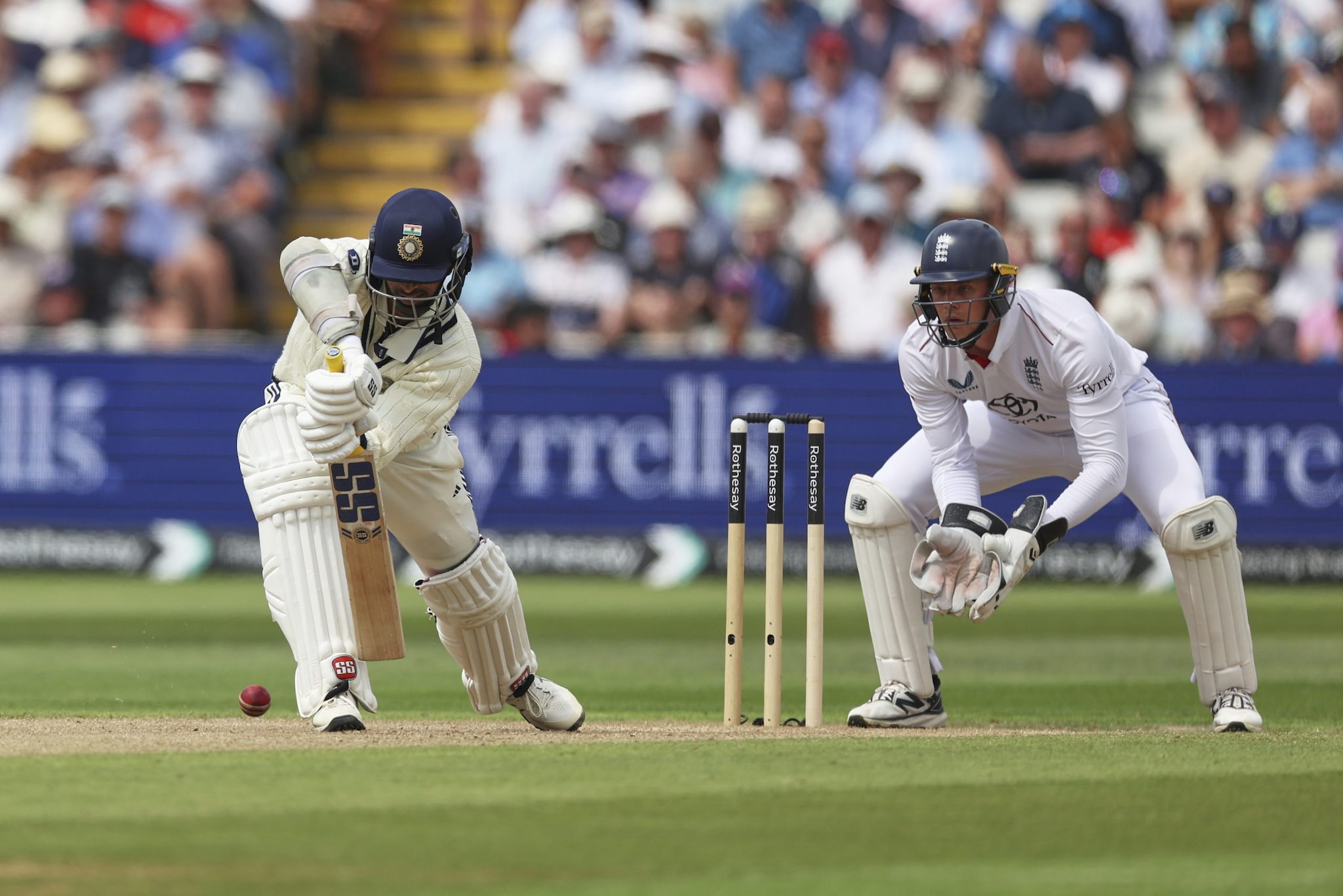 Washington Sundar (42) helped bring up a partnership of 144 for the seventh wicket next (AP) Washington Sundar (42) helped bring up a partnership of 144 for the seventh wicket next (AP)