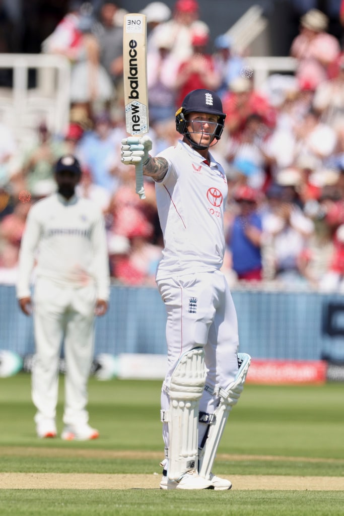 England's Brydon Carse celebrates after scoring fifty runs during the third cricket test match between England and India at Lord's cricket ground in London, Friday, July 11, 2025. (AP Photo/Richard Pelham) England's Brydon Carse celebrates after scoring fifty runs during the third cricket test match between England and India at Lord's cricket ground in London, Friday, July 11, 2025. (AP Photo/Richard Pelham)