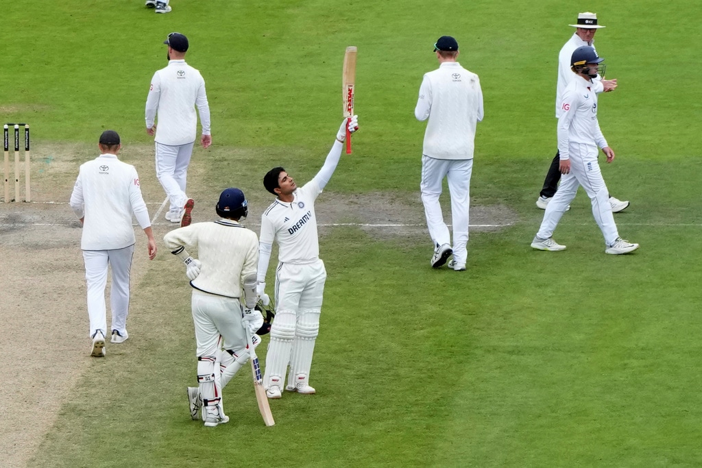Shubman Gill joined Graham Gooch, Joe Root, and Yashasvi Jaiswal in an elite club after reaching 81 in India’s second innings at Manchester, becoming the fourth batter to score 700+ runs in a Test series between India and England.