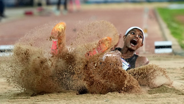 Long jumper Ancy Sojan (PTI)