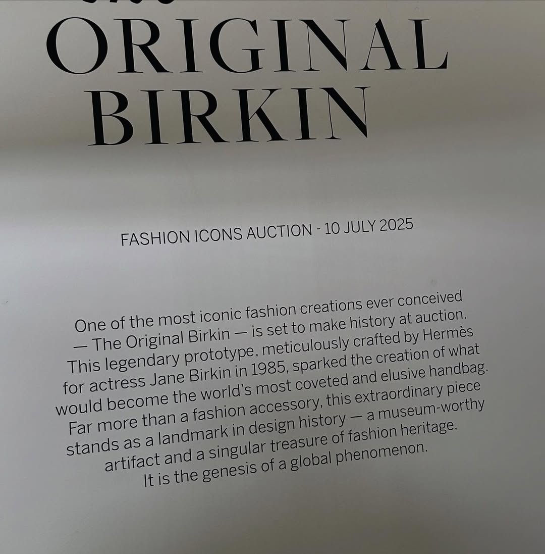 Reportedly, the Hermes handbag became the most expensive handbag ever sold at an auction. It went for $8.2 million before fees. (Image: Instagram)