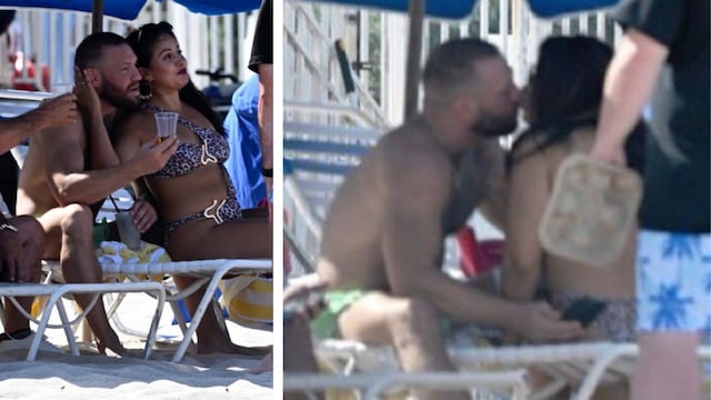 Conor McGregor's controversial kissing photos from the beach (X)
