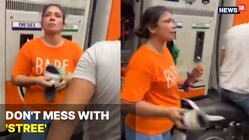 On Cam, Lucknow Woman Uses Expletives & Threatens Men With 'Chappal' In Hand: 'Maiyya...'