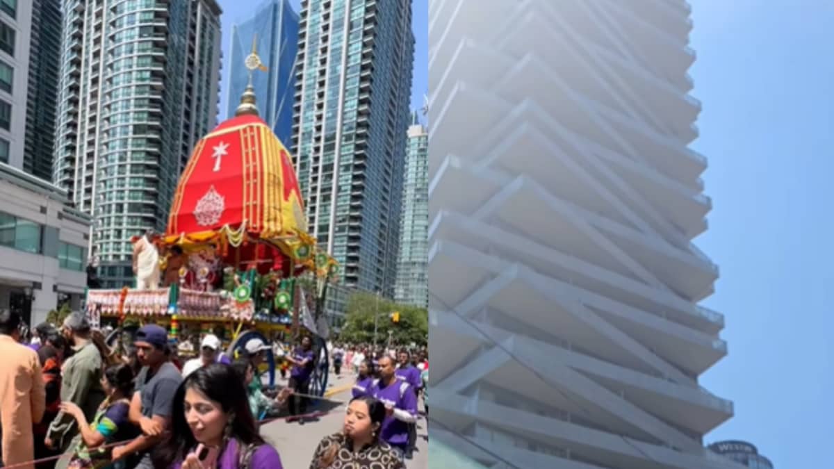 Video Of Eggs Thrown At ISKCON Rath Yatra In Canada Makes Internet Angry