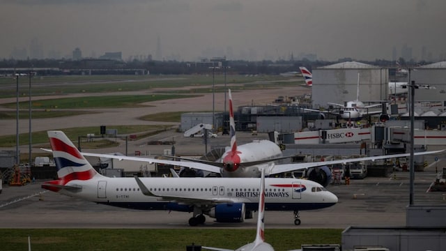London's Heathrow airport (Credit- Reuters)