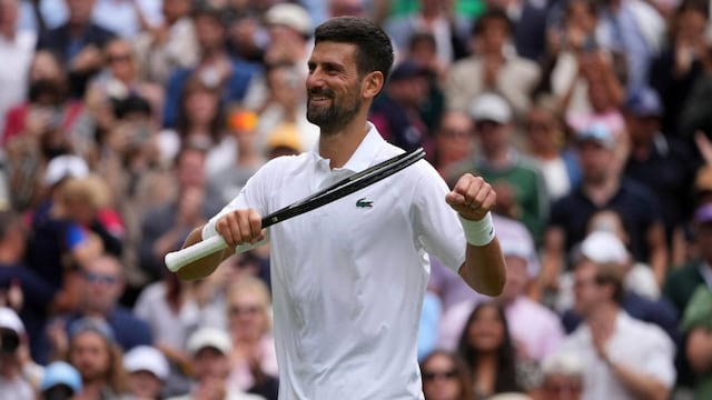 Djokovic made it to his 16th Wimbledon Quarterfinal with his win against De Minaur (AP)