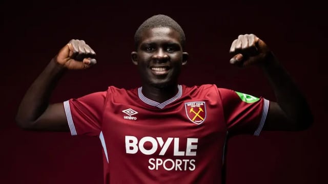 El Hadji Malick Diouf in West Ham colours. (Getty Images)