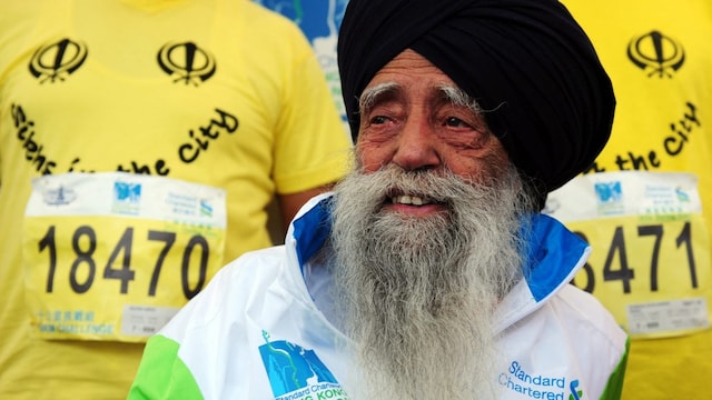 World's oldest marathon runner Fauja Singh. (AFP file photo)