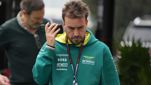  Fernando Alonso at Aston Martin (AP)