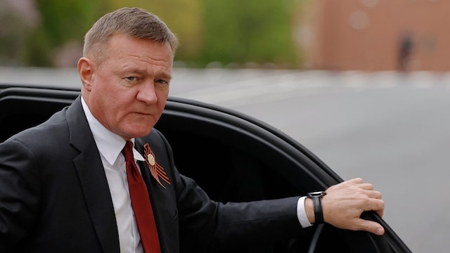 Former Russian Minister of Transport Roman Starovoit. (Photo by Maxim Shemetov / POOL / AFP)