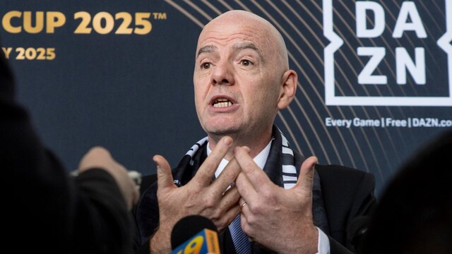 Gianni Infantino is facing severe criticism. (AP Photo)