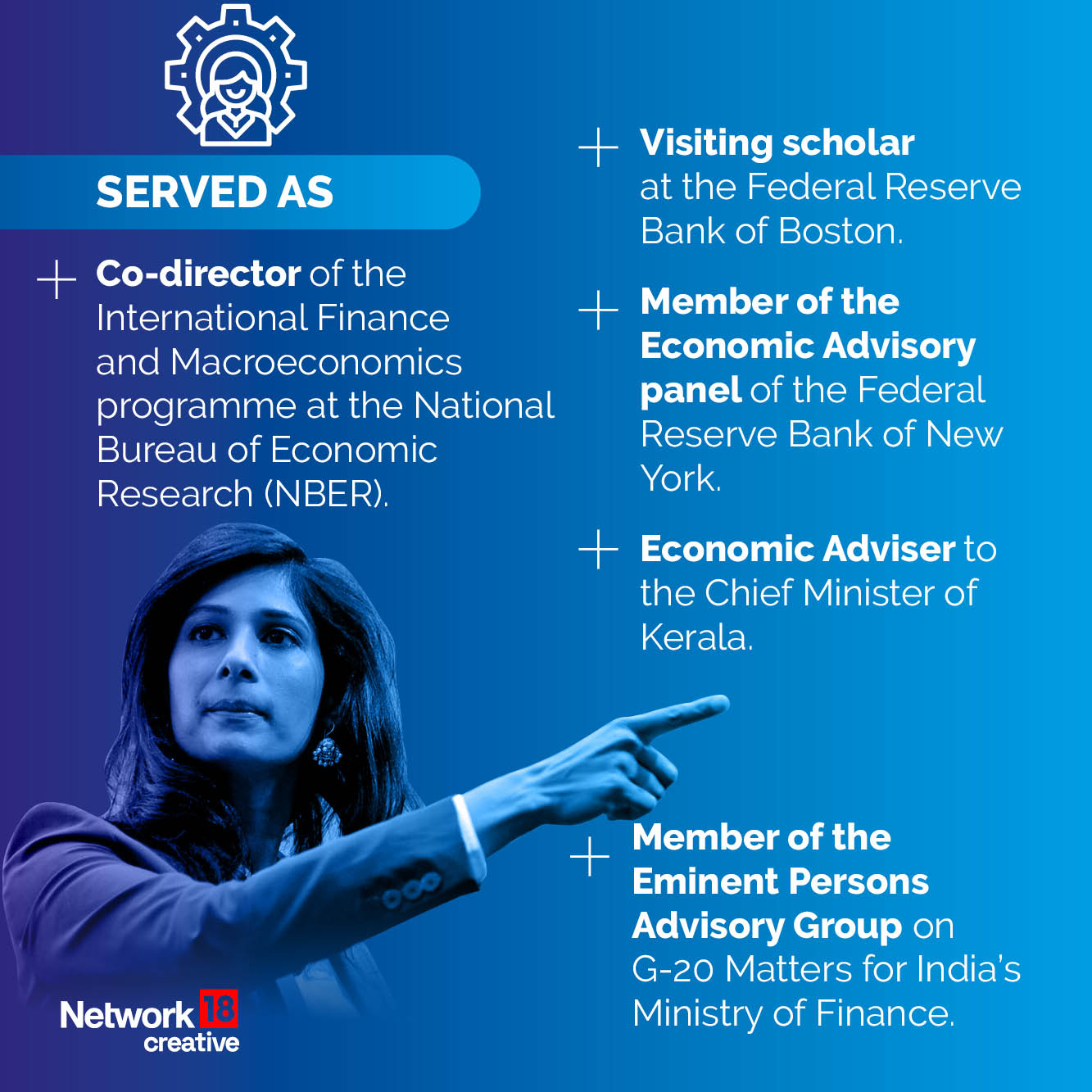 Gita Gopinath fact file Gita Gopinath fact file