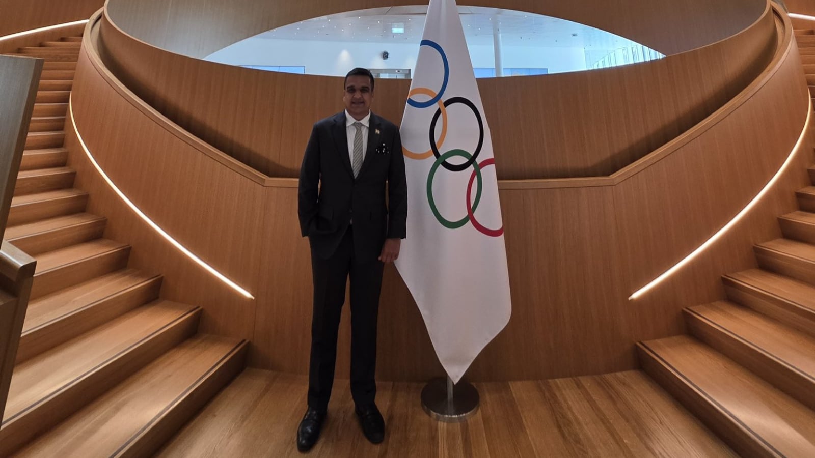 Gujarat's Harsh Sanghavi Leads Ahmedabad's Olympic Vision At Laussane