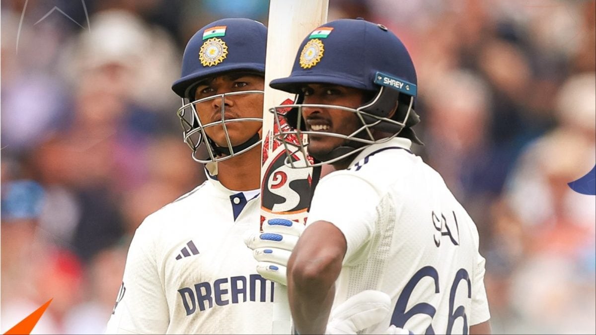 India Reaches 264/4 on Day 1, Sudharsan Hits Fifty, Pant Injured