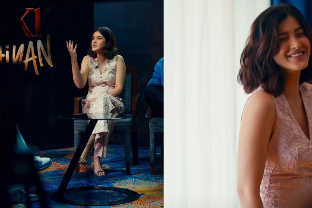 Shanaya Kapoor Makes A Stylish Statement In Effortless Peach Co-ords
