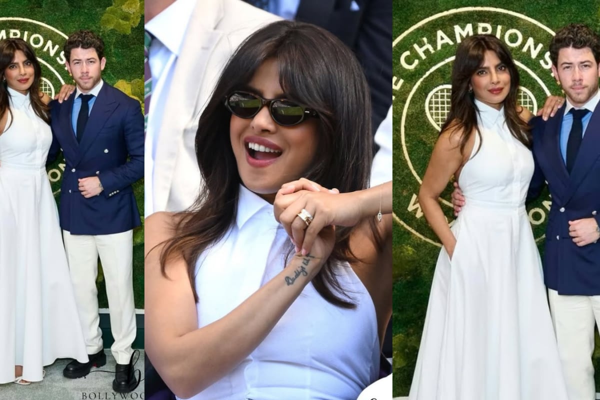 Priyanka Chopra Aces Wimbledon Style in a Chic Ralph Lauren Halter Dress Worth ₹1.84 Lakh