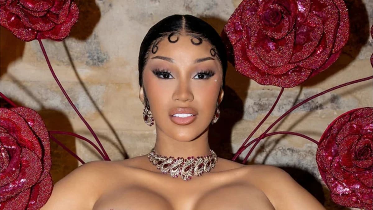 Cardi B Brings Indian Couture and Tanishq Diamonds to Paris Haute Couture Week 2025