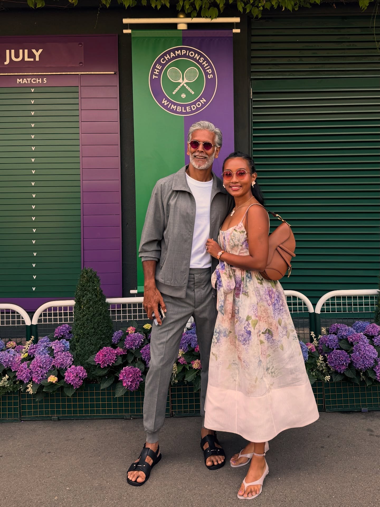 Milind Soman at Wimbledon 2025 Milind Soman at Wimbledon 2025