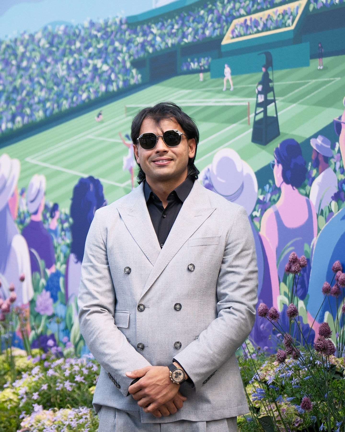 Neeraj Chopra at Wimbledon 2025 Neeraj Chopra at Wimbledon 2025